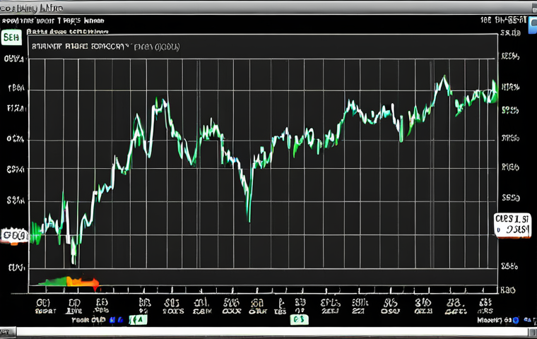**

Chart with a clear uptrend line connecting rising lows of an ETF's price. Add a moving average line smoothing out the price fluctuations. Highlight the increasing volume bars during the upward price movement. The title should be "Identifying Trends: Trendlines, Moving Averages, and Volume Confirmations."

**
